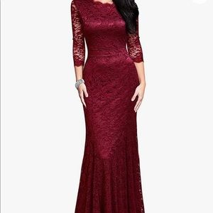 Style:rephyllis. Size: 1 Lg 1 XLg.  Color:maroon